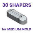 Photoroom-20250205_171923.png 30 SHAPERS FOR MEDIUM FINGERBOARD MOLD