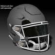 BPR_Composite6a.jpg Facemask Quarterback Pack for Riddell SPEEDFLEX helmet