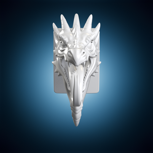 Dragon Tongue Hook Home Decor 3D Print Model