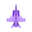 F 18 W BASE.stl F18 Super Hornet - JET FIGHTER