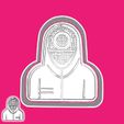 14-1.jpg Squid game cookie cutters - circle-masked guard (worker) (style 2)