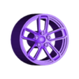 Porsche ET42 9x5mm.stl Wheel for hot wheels Porsche ET42
