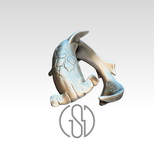 [CSJ]Hammerhead shark Ring 3D model