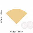 1-4_of_pie~1.75in-cm-inch-cookie.png Slice (1∕4) of Pie Cookie Cutter 1.75in / 4.4cm