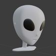 alienfaceCuraBlender3.jpg Alien Grey - Bust