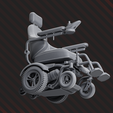 Wheel-Chair-4.png Electronic Wheelchair 3D print model