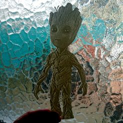 photostudio_1496483030835.jpg Free STL file Baby Groot lithophane・3D printer design to download