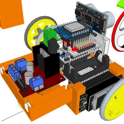 miniMe-RoverServo-03.png Archivo 3D gratis miniMe™ - Plataforma para mini robots DIY - Conceptos de diseño・Plan de impresión en 3D para descargar