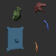 Velociraptor_Mikael_Tomaz-3.jpg STL file Velociraptor Hunting Trophy 3D print model・3D printing design to download