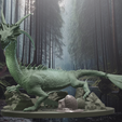 1.png Evenshade Lake Drake Diorama - Vorgestützt