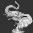 06.png Elephant Head AM05 3D print model
