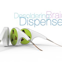 Desolderin@rald Dispenser Aa Free STL file Desoldering Braid Dispenser・3D printer model to download