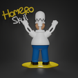 3.png STL file Homer skull・3D printable model to download