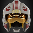 RebelPilotHelmetFrontal.png Star Wars Rebel Flight Pilot Helmet for Cosplay
