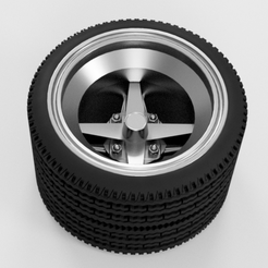 eq03.png 1/24 Scale WideTire&Wheel Series Type EQ Set