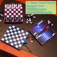 Chess-Banners-2.jpg Chess / Backgammon Foldable Portable Board (Pawns Included)