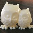 owl_3mm_small.jpg Télécharger fichier STL gratuit Hiboux Calins • Design imprimable en 3D, mooses