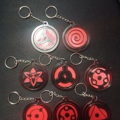 IMG_20230107_175729_2.jpg 3D file mangekyou sharingan keychain rotary (rotating)・3D printing idea to download