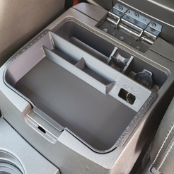 Tray.png Plateau de rangement pour console d'accoudoir pour Nissan Frontier/Xterra