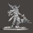 4.jpg NIGHTMARE - SOUL CALIBUR  Articulated with 2 Soul Edge Swords HIGH POLY STL for 3D Printing