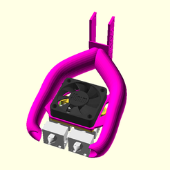 Screenshot from 2019-09-22 06-21-52.png Бесплатный STL файл Dual Extrusion with 2x CR10 / Micro Swiss Hotends with Part Cooler・3D-печатный дизайн для скачивания