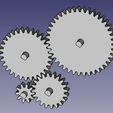 Assembly-1.png Gear Wheel m2.5 z10,20,30,40