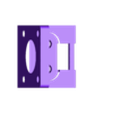 Nema_17_Mount_Horizontal_Hole.stl Nema 17 Motor Mount - Horizontal Bracket
