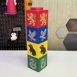 CuboHogwarts-1.jpg Escola de Magia - Jogo de Cubos Empilháveis - Blocos Modulares de Hogwarts - FDM STL / 3MF - Sem AMS / Várias peças