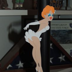 Sw_Sh_Cind.jpg Download free STL file Red - Swing Shift Cinderella, Tex Avery • 3D printing object, JayOmega