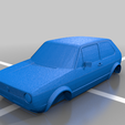 golf_mki_body.png Free STL file Volkswagen Golf GTI (MK I)・3D printer model to download