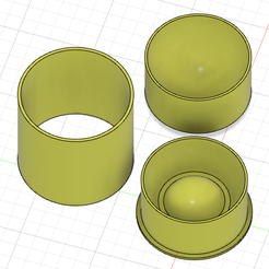 Снимок-экрана-110.png STL file Bath bomb mold SPHERE WITH HOLE・3D printable model to download