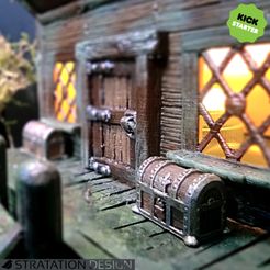 RPG_SmallChest1.jpg STL file Small Chest (28mm)・3D printer design to download