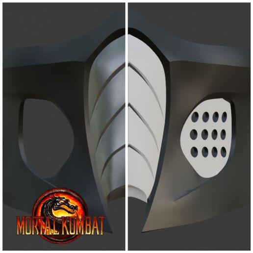 Smoke mask from Mortal Kombat 9 - 3D model önizlemesi