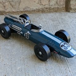 362d36d4-a324-4f1b-89db-7a819135f4d1.jpg Free 3D file 1966 Eagle Mk1 (Pinewood Derby Car Shell)・3D printable design to download