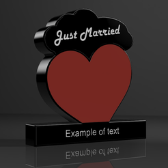 1.png Fichier 3D Lampe Just Married・Idée pour impression 3D à télécharger