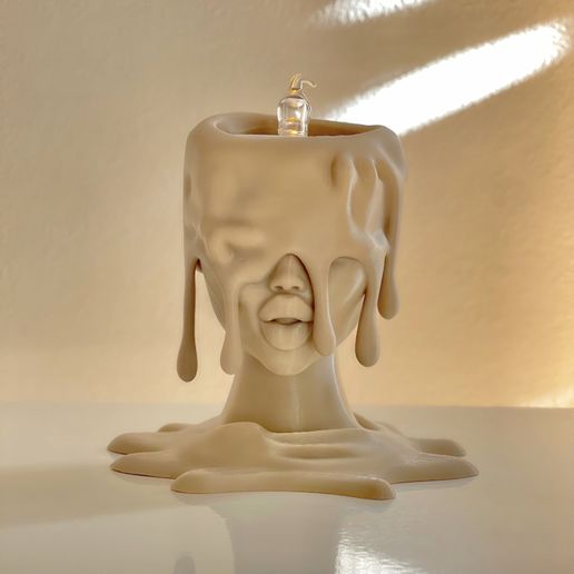 Waxed Muse' Candle Holder