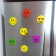 EmojisNevera.jpg Fridge magnet ornament - Emojis