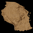 3.png Topographic Map of Tanzania – 3D Terrain