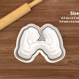 single-two-hands-gesture.png Sign Language Hands Cookie Cutter Set