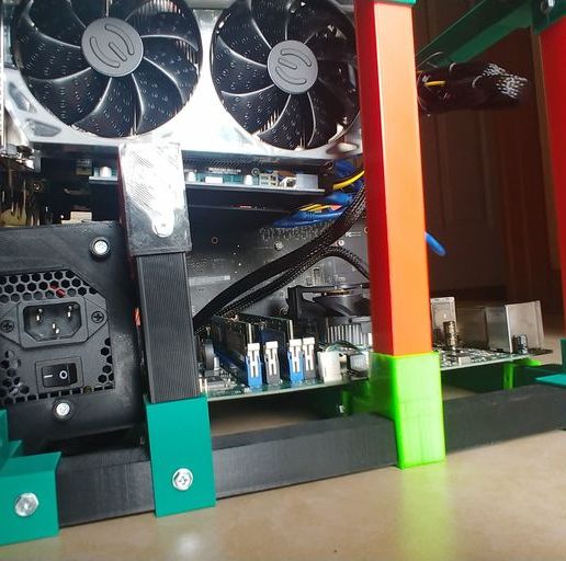 🖥️ Bitcube Crypto Mining Rig Ender 3 Friendly Fully 3D Printed・Free 3D ...