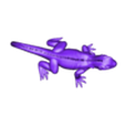 Lizard 2.stl Exotic Spiked Lizard