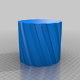 8508038e-d9e8-4325-91b9-761ef28b26ca.png Knurly Planter Vase - Normal and vase mode included