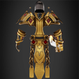 PaladinJudgmentArmorBundleBack.png World of Warcraft Paladin Judgment Armor and Sword for Cosplay