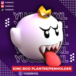 Cultsdesignkingboo.png King Boo Planter/Pen Holder