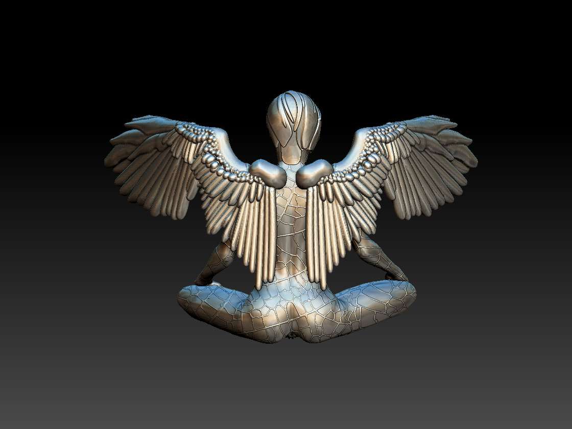 angel wings zbrush