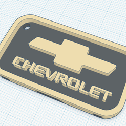 Screenshot-2023-03-24-211319.png Archivo STL CHEVROLET LOGO | LLAVERO・Plan imprimible en 3D para descargar