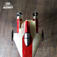 zpaint 6.png STAR WARS   A-WING RZ-1 STARFIGHTER with BASEMENT