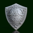 Zelda-Escudo-II.png Hyrule Shield - Two Versions, Double the Adventure