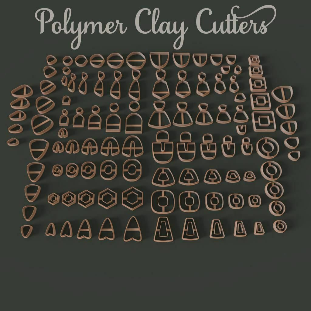 169063672_156294933036702_3700025019644292182_n.jpg STL file Organic Polymer Clay Cutter Super Bundle (20 design x 5 sizes)・3D printer design to download, socrates_z