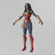 Wonder-Woman0017.png Wonder Woman Lowpoly Rigged Redesign